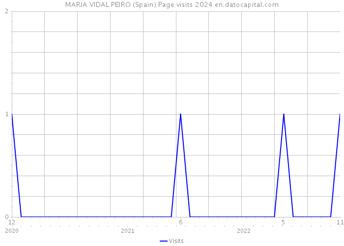 MARIA VIDAL PEIRO (Spain) Page visits 2024 
