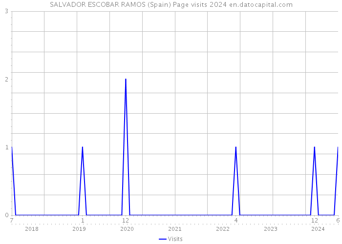 SALVADOR ESCOBAR RAMOS (Spain) Page visits 2024 