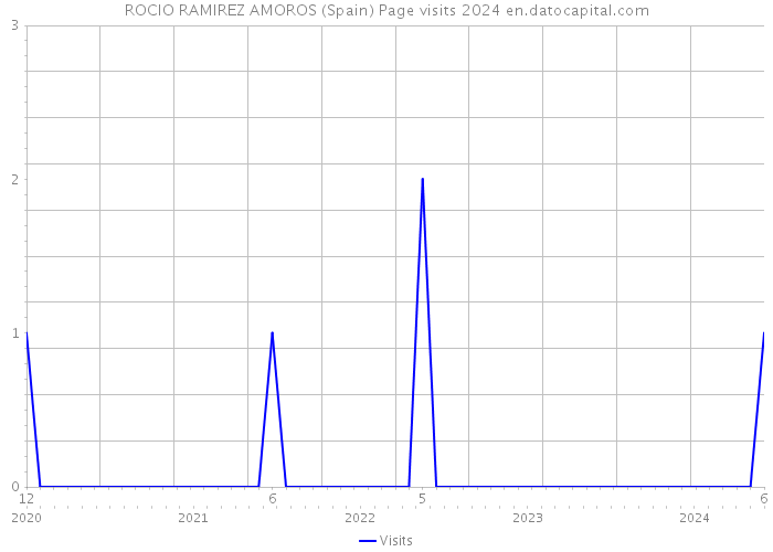 ROCIO RAMIREZ AMOROS (Spain) Page visits 2024 