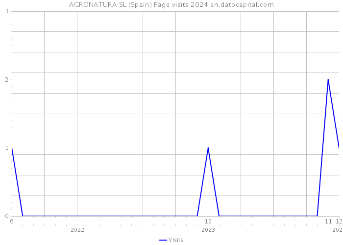 AGRONATURA SL (Spain) Page visits 2024 