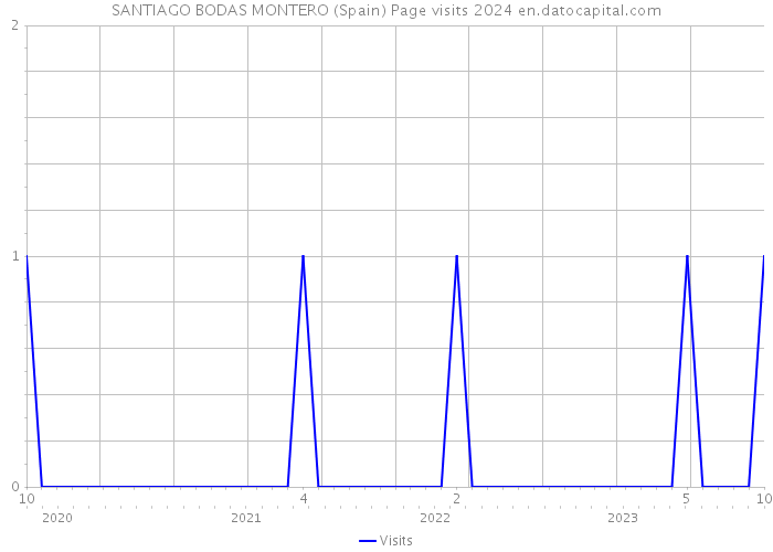 SANTIAGO BODAS MONTERO (Spain) Page visits 2024 