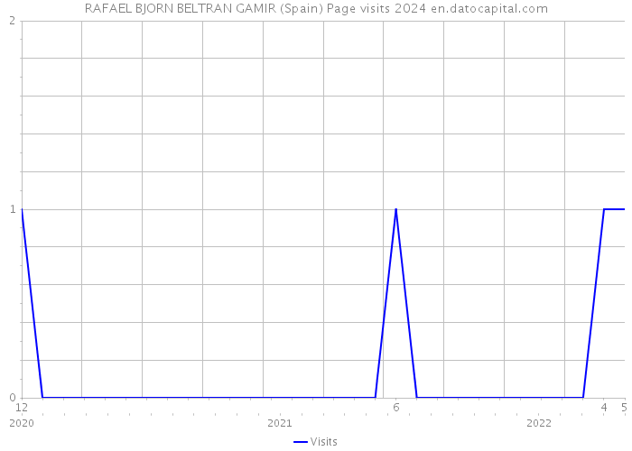 RAFAEL BJORN BELTRAN GAMIR (Spain) Page visits 2024 