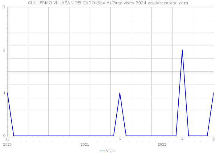 GUILLERMO VILLASAN DELGADO (Spain) Page visits 2024 