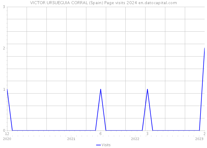 VICTOR URSUEGUIA CORRAL (Spain) Page visits 2024 