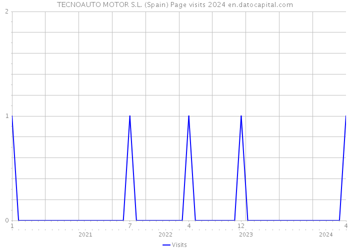 TECNOAUTO MOTOR S.L. (Spain) Page visits 2024 