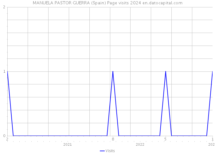 MANUELA PASTOR GUERRA (Spain) Page visits 2024 