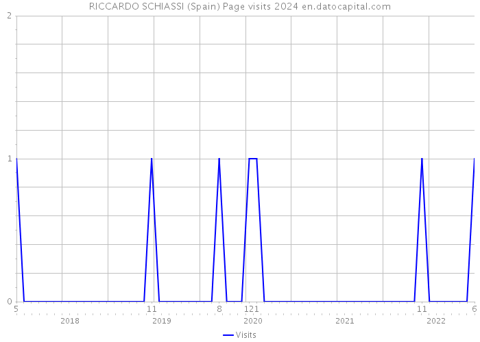 RICCARDO SCHIASSI (Spain) Page visits 2024 