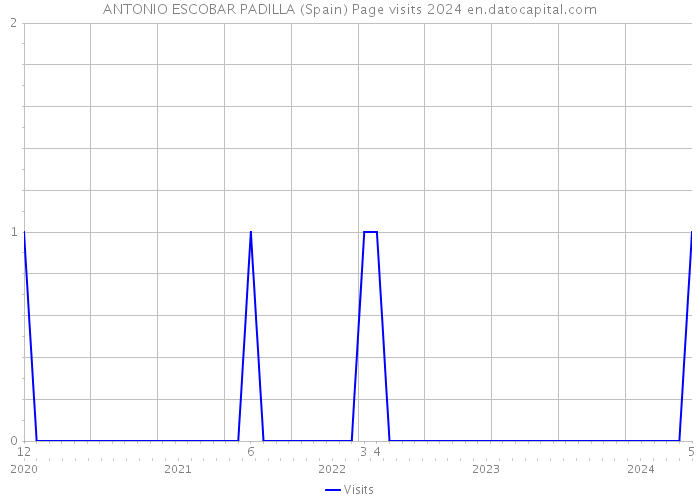ANTONIO ESCOBAR PADILLA (Spain) Page visits 2024 