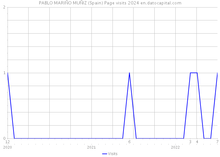PABLO MARIÑO MUÑIZ (Spain) Page visits 2024 