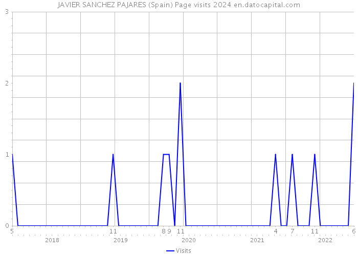 JAVIER SANCHEZ PAJARES (Spain) Page visits 2024 
