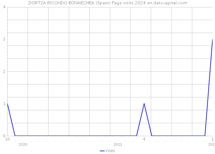 ZIORTZA RICONDO BONAECHEA (Spain) Page visits 2024 