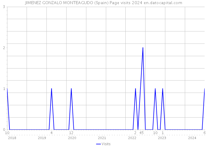 JIMENEZ GONZALO MONTEAGUDO (Spain) Page visits 2024 