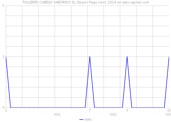 TALLERES CABEZA SABORIDO SL (Spain) Page visits 2024 