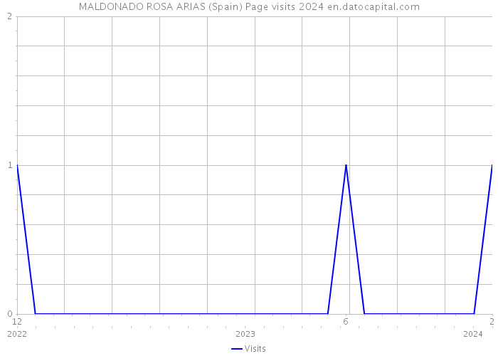 MALDONADO ROSA ARIAS (Spain) Page visits 2024 