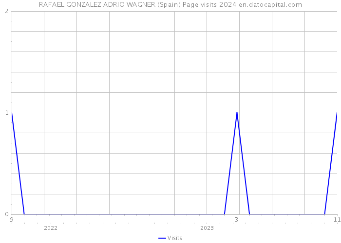 RAFAEL GONZALEZ ADRIO WAGNER (Spain) Page visits 2024 