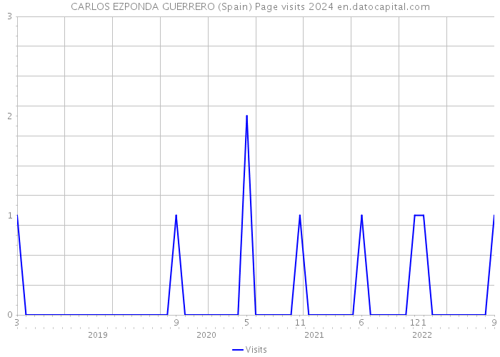 CARLOS EZPONDA GUERRERO (Spain) Page visits 2024 