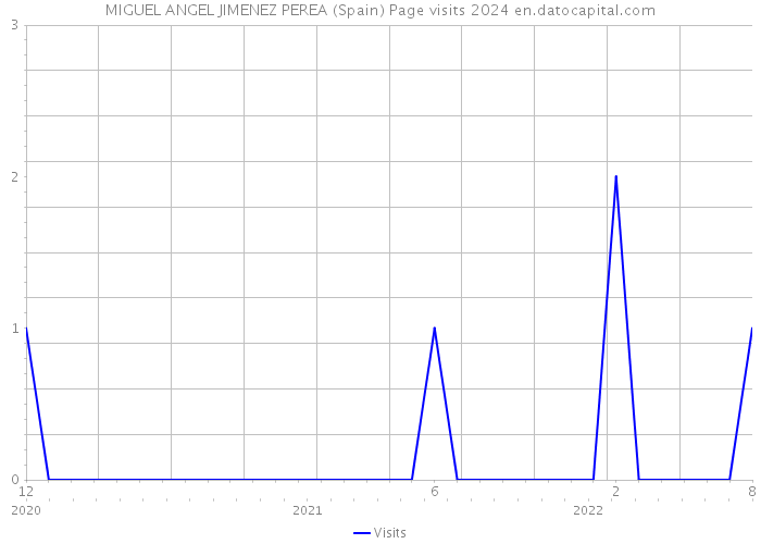 MIGUEL ANGEL JIMENEZ PEREA (Spain) Page visits 2024 