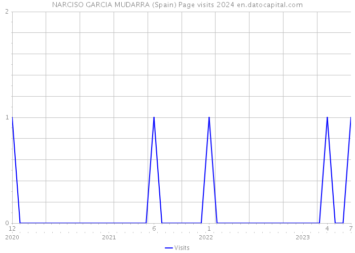 NARCISO GARCIA MUDARRA (Spain) Page visits 2024 