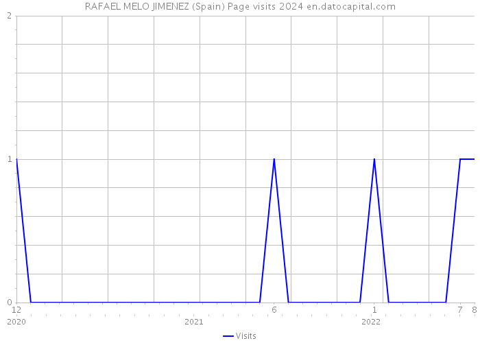 RAFAEL MELO JIMENEZ (Spain) Page visits 2024 