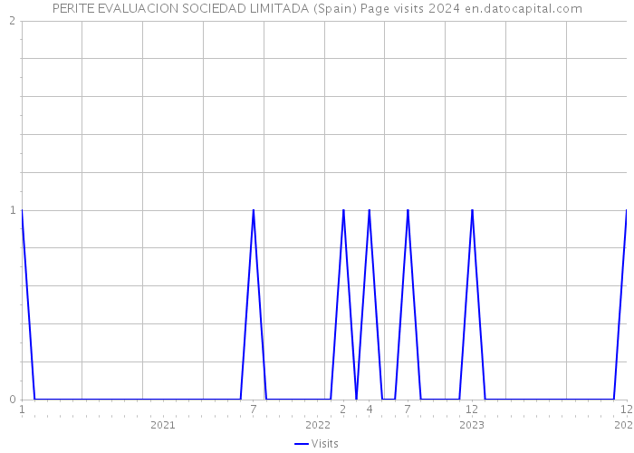 PERITE EVALUACION SOCIEDAD LIMITADA (Spain) Page visits 2024 