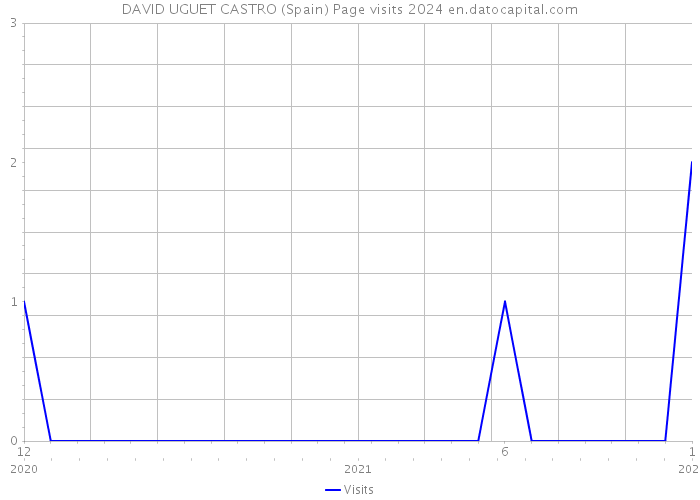 DAVID UGUET CASTRO (Spain) Page visits 2024 