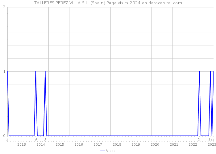 TALLERES PEREZ VILLA S.L. (Spain) Page visits 2024 