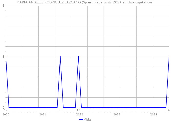 MARIA ANGELES RODRIGUEZ LAZCANO (Spain) Page visits 2024 