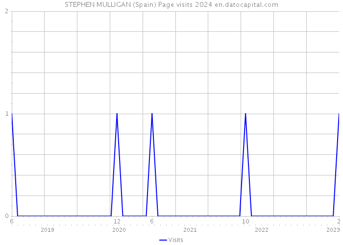 STEPHEN MULLIGAN (Spain) Page visits 2024 