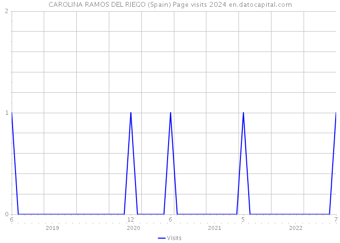 CAROLINA RAMOS DEL RIEGO (Spain) Page visits 2024 