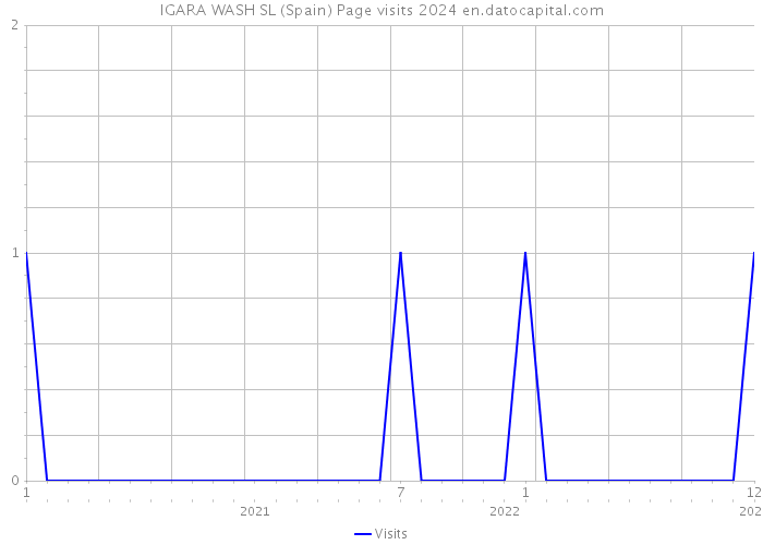 IGARA WASH SL (Spain) Page visits 2024 