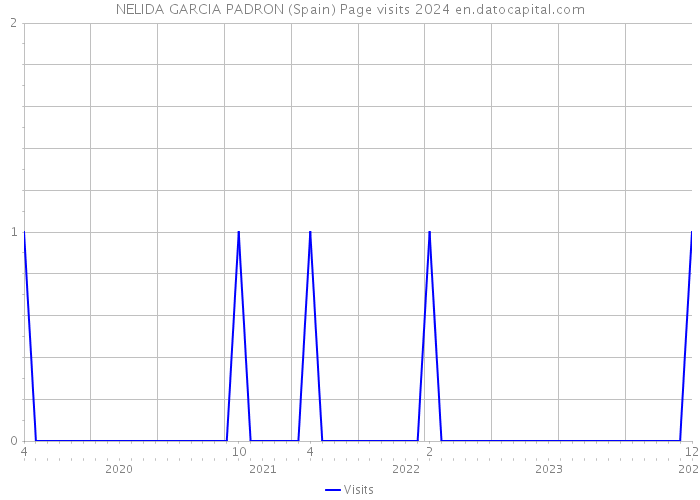 NELIDA GARCIA PADRON (Spain) Page visits 2024 