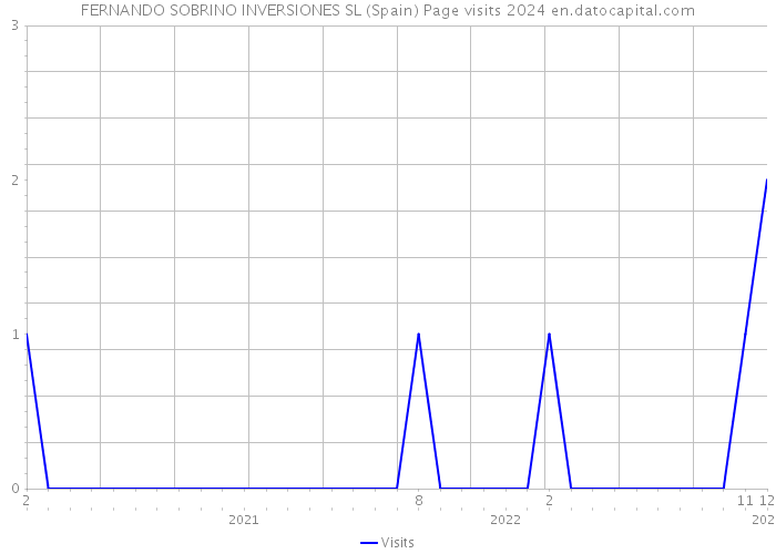 FERNANDO SOBRINO INVERSIONES SL (Spain) Page visits 2024 