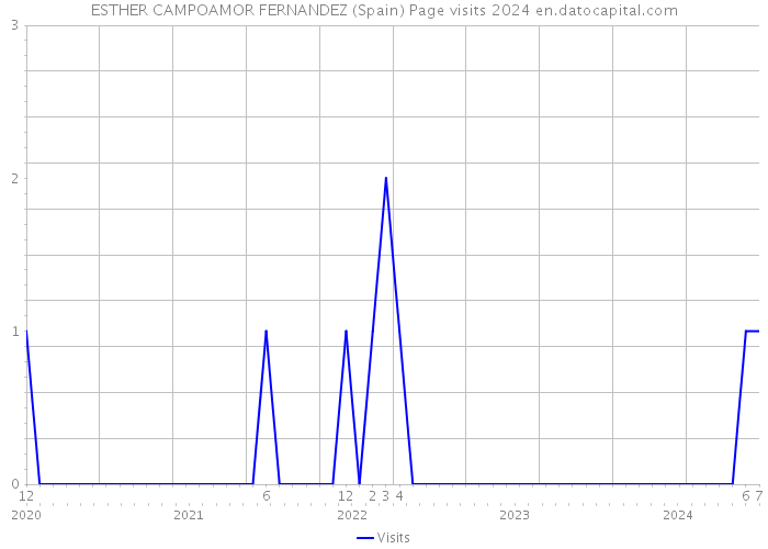 ESTHER CAMPOAMOR FERNANDEZ (Spain) Page visits 2024 