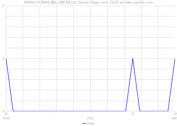 MARIA NORMA BELLVER RECIO (Spain) Page visits 2024 