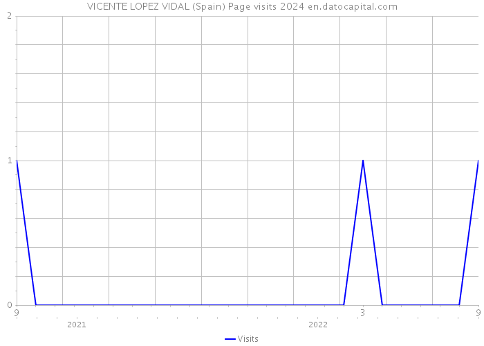 VICENTE LOPEZ VIDAL (Spain) Page visits 2024 