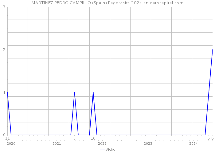 MARTINEZ PEDRO CAMPILLO (Spain) Page visits 2024 