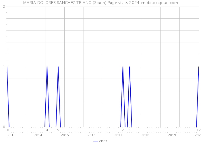 MARIA DOLORES SANCHEZ TRIANO (Spain) Page visits 2024 