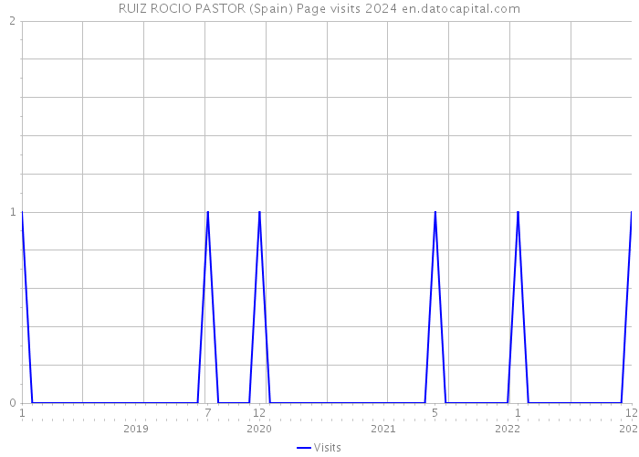 RUIZ ROCIO PASTOR (Spain) Page visits 2024 
