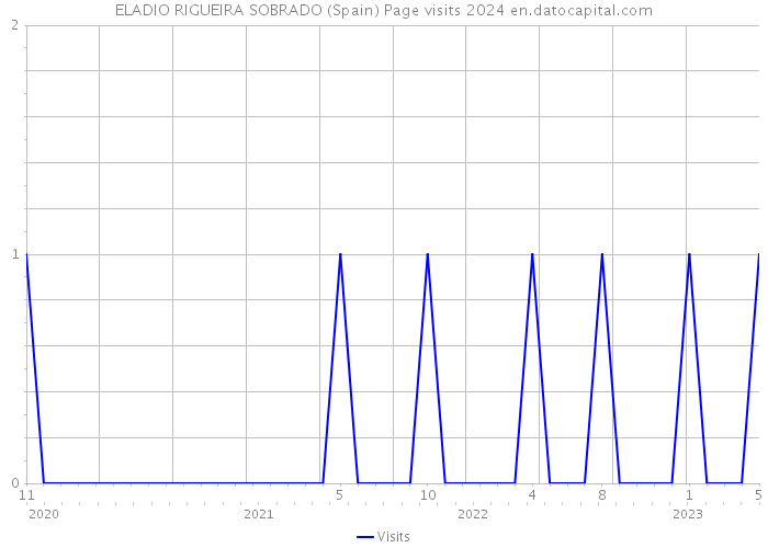 ELADIO RIGUEIRA SOBRADO (Spain) Page visits 2024 