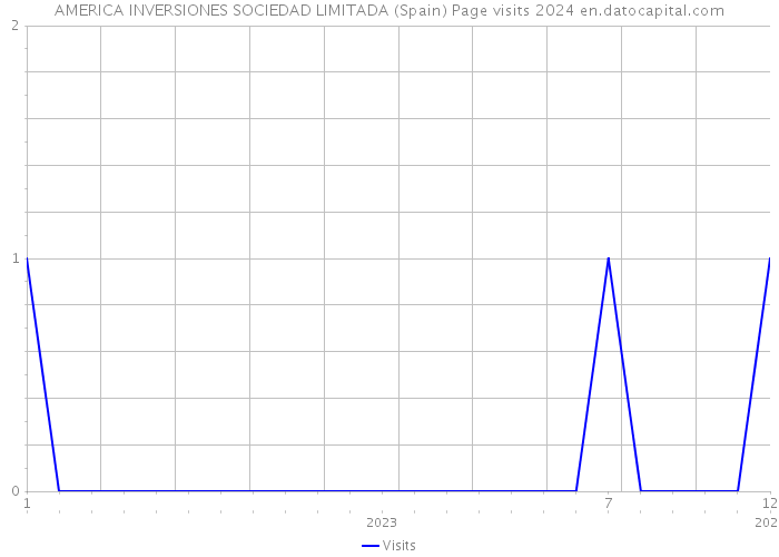 AMERICA INVERSIONES SOCIEDAD LIMITADA (Spain) Page visits 2024 