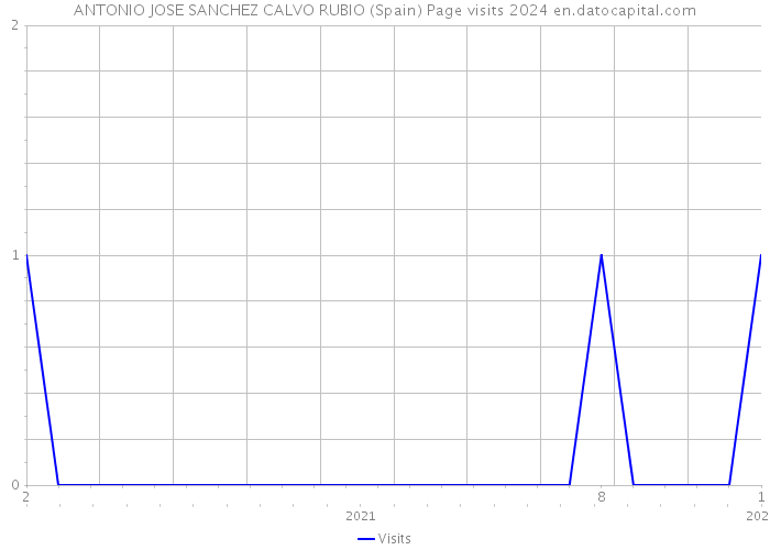 ANTONIO JOSE SANCHEZ CALVO RUBIO (Spain) Page visits 2024 