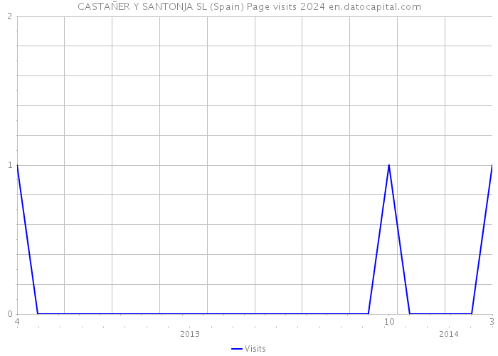 CASTAÑER Y SANTONJA SL (Spain) Page visits 2024 