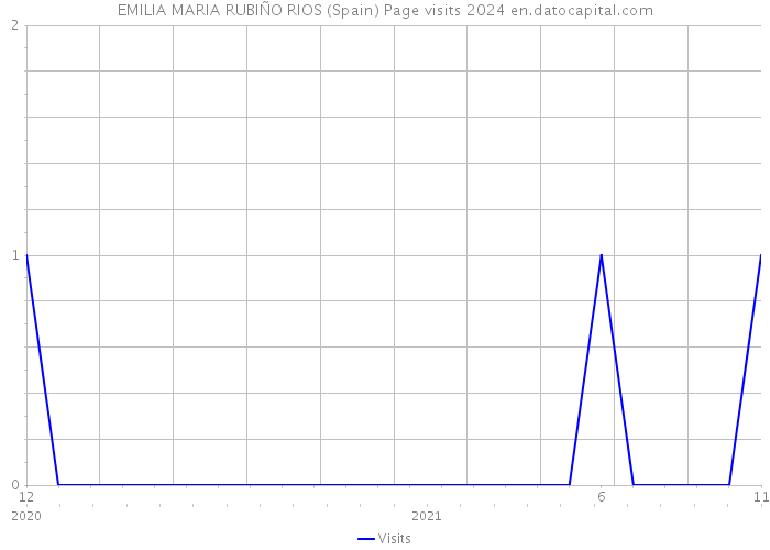 EMILIA MARIA RUBIÑO RIOS (Spain) Page visits 2024 