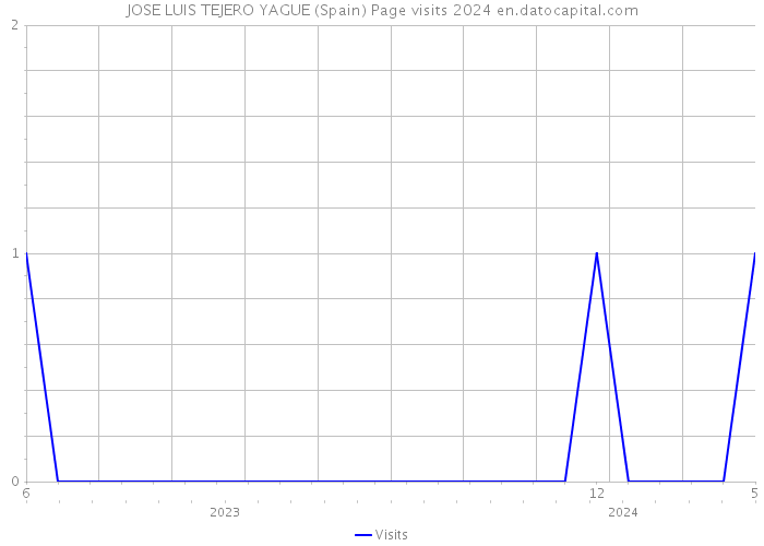 JOSE LUIS TEJERO YAGUE (Spain) Page visits 2024 