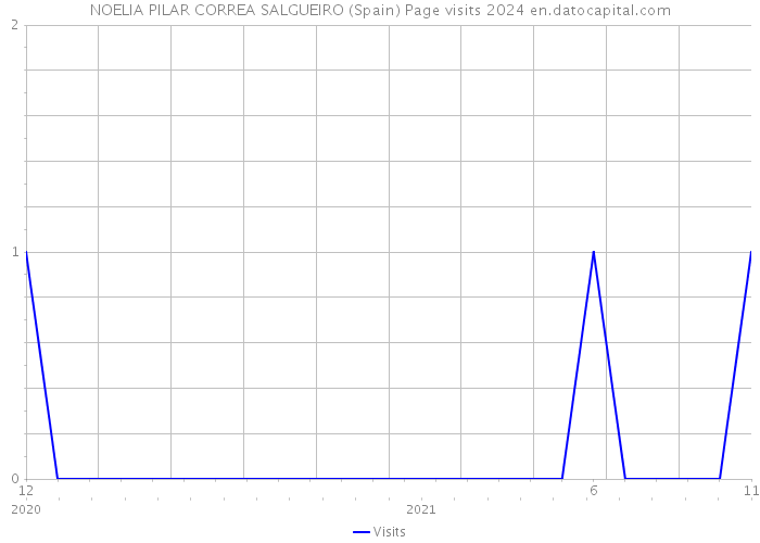 NOELIA PILAR CORREA SALGUEIRO (Spain) Page visits 2024 