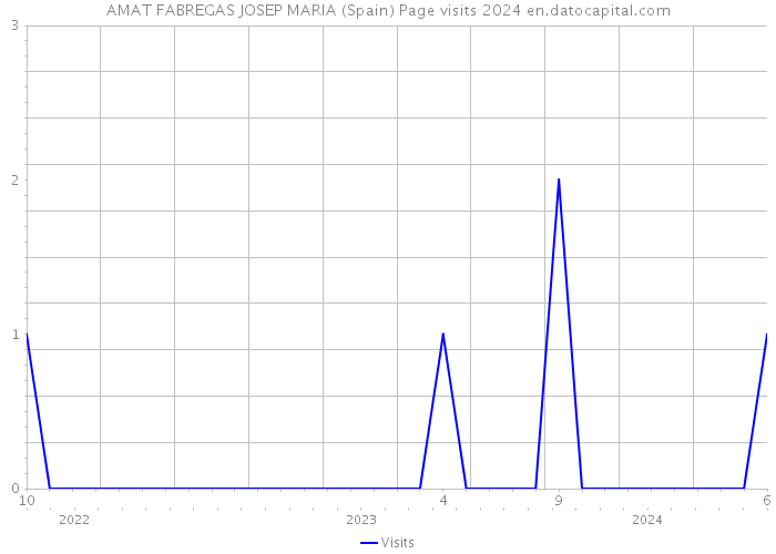 AMAT FABREGAS JOSEP MARIA (Spain) Page visits 2024 