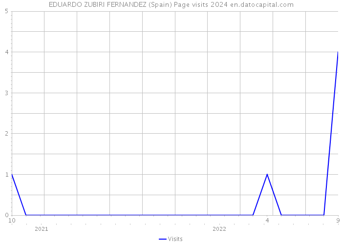EDUARDO ZUBIRI FERNANDEZ (Spain) Page visits 2024 