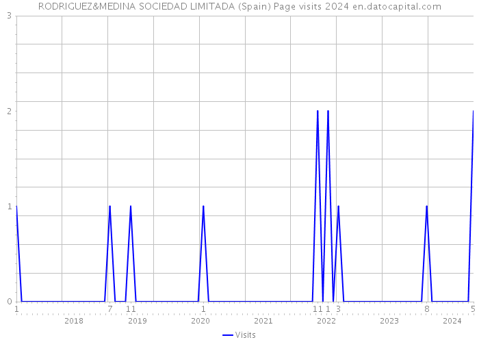 RODRIGUEZ&MEDINA SOCIEDAD LIMITADA (Spain) Page visits 2024 