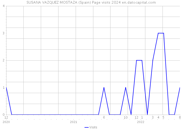 SUSANA VAZQUEZ MOSTAZA (Spain) Page visits 2024 