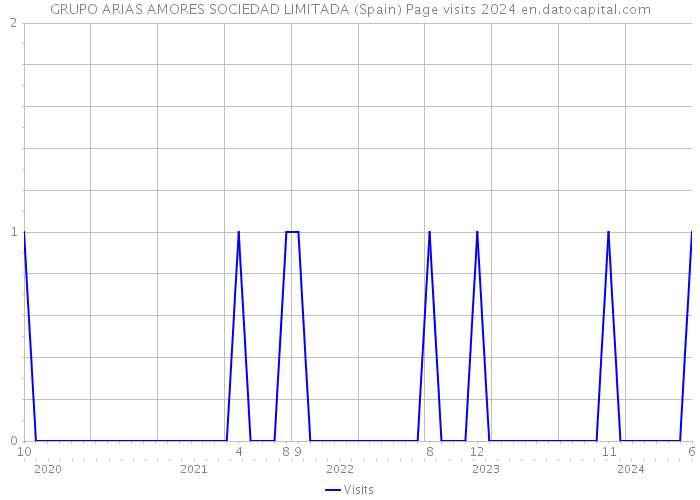 GRUPO ARIAS AMORES SOCIEDAD LIMITADA (Spain) Page visits 2024 
